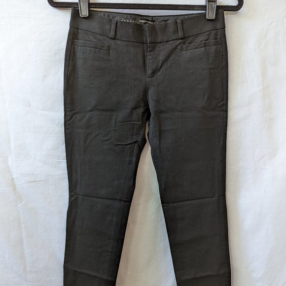 Banana Republic Sloan Solids Black Ankle Pants Size 00P - Picture 3 of 13